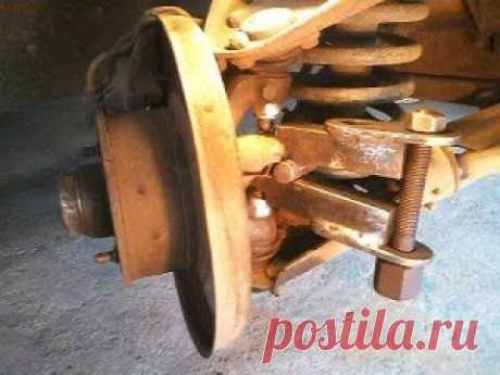 Простейший , самодельный съёмник шаровых опор , делаем своими руками. - YouTube