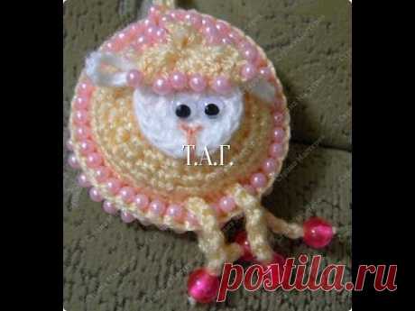 Овечки-игольницы крючком. Мастер-класс. Lamb-needle bed crochet. Tutorial