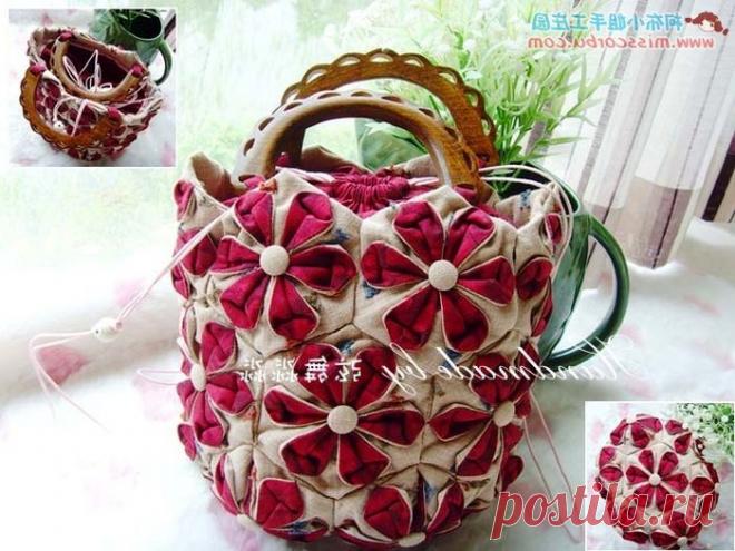 Красивая цветочная сумка. Мастер - класс ~ Для вдохновения