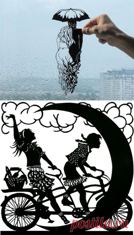 Вытканная - искусство вырезания из бумаги