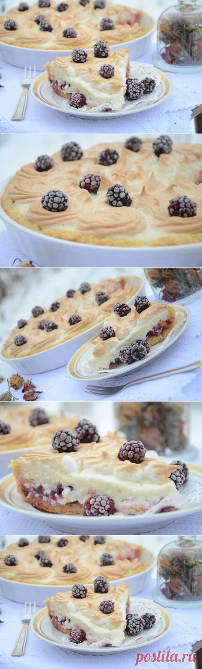 (+1) - Творожный пирог с персиками | ВКУСНО ПОЕДИМ!