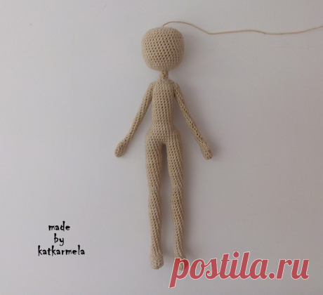 Схема с описанием вязания каркасной куклы крючком ростом 15 см - Katkarmela о вязании Бесплатная схема с описанием вязания каркасной куклы крючком из хлопковых ниток на проволочном каркасе. Авторская схема с фото и видео от Katkarmela.