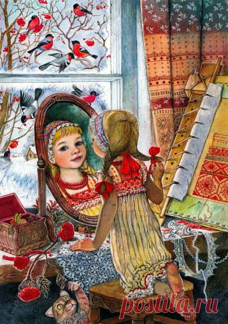 Добрый праздник Новый год... Художник-иллюстратор Ирина Егорова