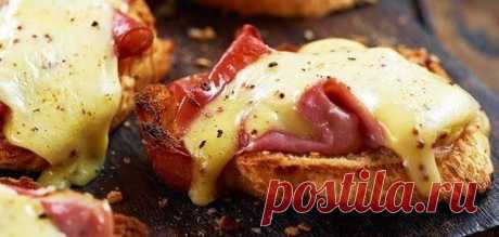 Гренки по-уэльски (Welsh rarebit).