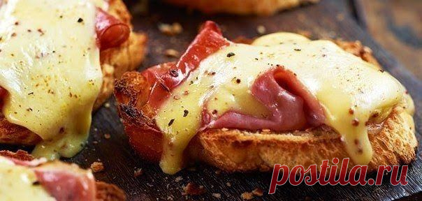 Гренки по-уэльски (Welsh rarebit).