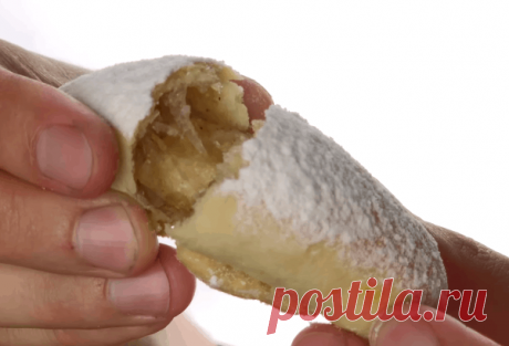 Ароматные рогалики с яблочной начинкой: просто и безумно вкусно