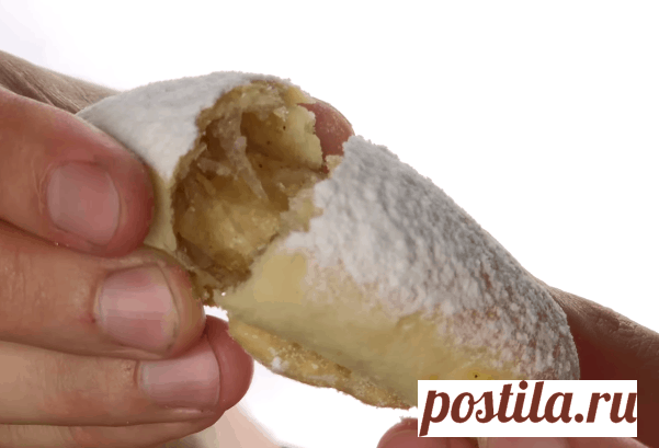 Ароматные рогалики с яблочной начинкой: просто и безумно вкусно