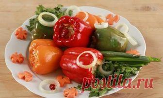 Фаршированные перчики по фирменному рецепту