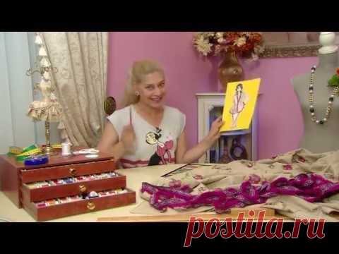 Ольга Никишичева Льняной кардиган - YouTube