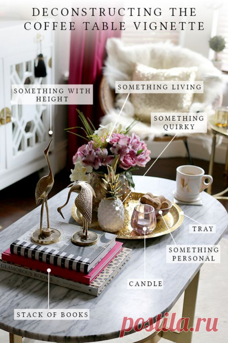 My Formula for a Perfect Coffee Table Vignette