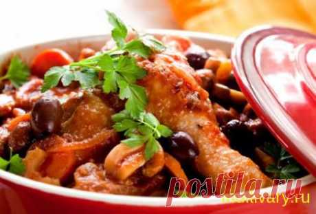Куриные голени в томатном соусе с овощами в мультиварке рецепт, блюдо, как приготовить