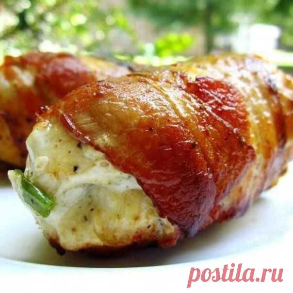 Куриные рулетики в беконе | Готовим вместе