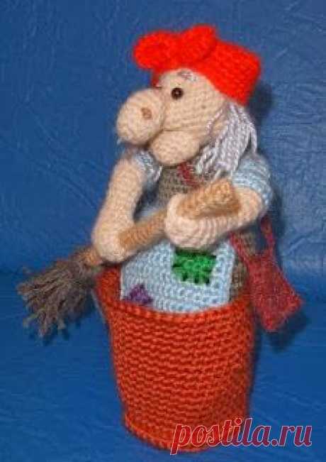 Вяжу и играю... игрушки и описания Марины Борисовой: Баба Яга (описание)