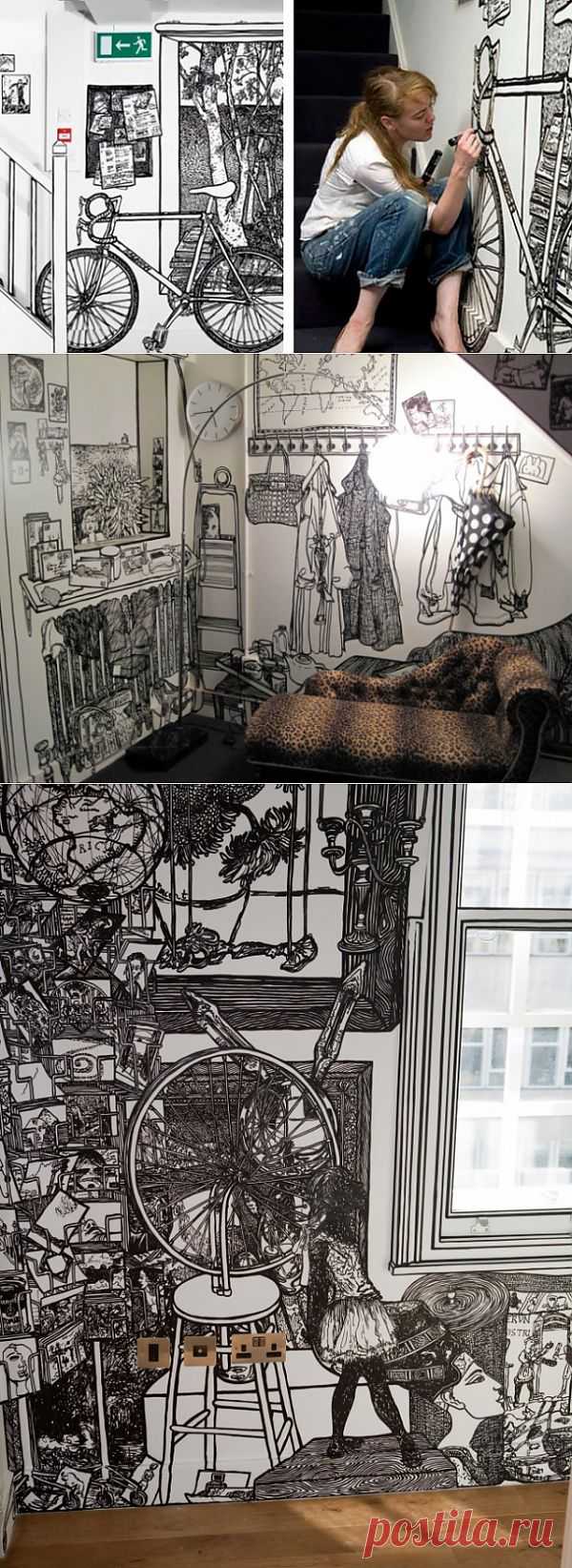 Рисунки Шарлотты Манн / Декор стен / Модный сайт о стильной переделке одежды и интерьера