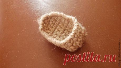 Вяжем милые лапоточки за 15 минут - Ярмарка Мастеров - ручная работа, handmade