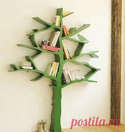 Креативные книжные полки