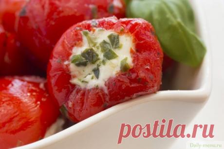 Перцы, фаршированные сыром фета - Рецепты от Daily-menu.ru - Daily-menu.ru