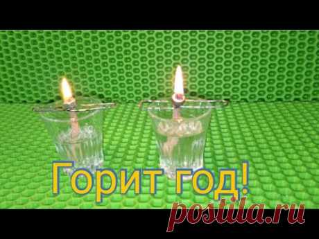 Свечи горят год и не гаснут За 3 минуты своими руками Свечи длительного горения