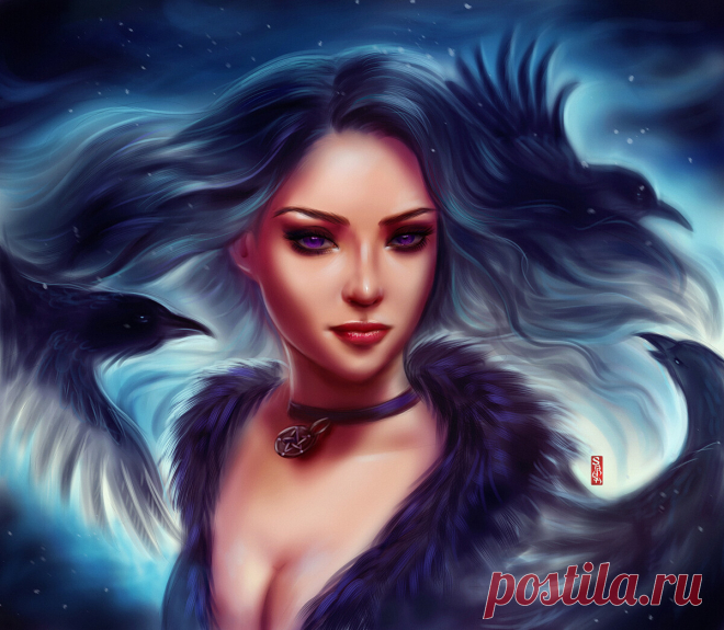 ArtStation - Yennefer, Lana Paluhina