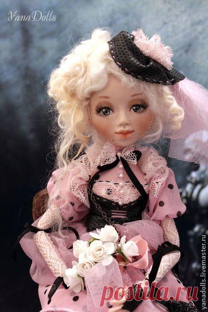 Джемма - розовый,кукла ручной работы,кукла,кукла интерьерная,куклы и игрушки