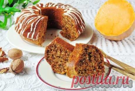 Кекс из тыквы в духовке