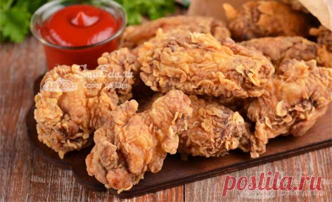 Крылышки KFC: Настоящий рецепт хрустящей панировки без кукурузных хлопьев и яиц