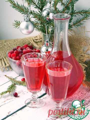 Быстрая клюквенная наливка – кулинарный рецепт