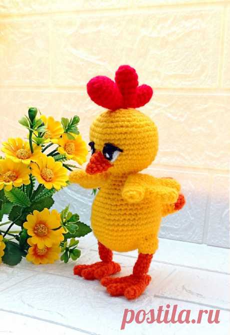 PDF Петя Петушок крючком. FREE crochet pattern; Аmigurumi cock patterns. Амигуруми схемы и описания на русском. Вязаные игрушки и поделки своими руками #amimore - Петух, петушок.