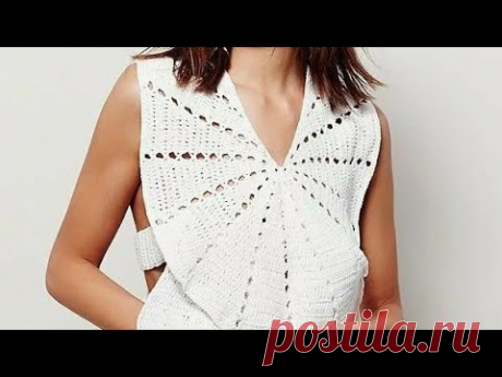 Топы - Вязание Крючком - модели 2020 / Tops Knitting Crochet patterns