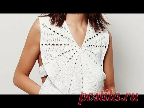 Топы - Вязание Крючком - модели 2020 / Tops Knitting Crochet patterns