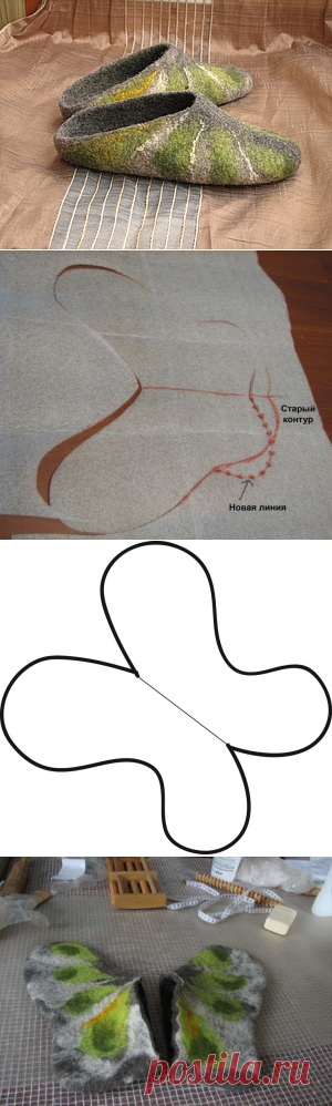 Управление шаблоном-бабочкой. Мой опыт валяния - Ярмарка Мастеров - ручная работа, handmade