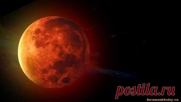 В ночь с 27 на 28 сентября 2015 года суперлуние и лунное затмение :: forumroditeley.ru - форум родителей и о детях