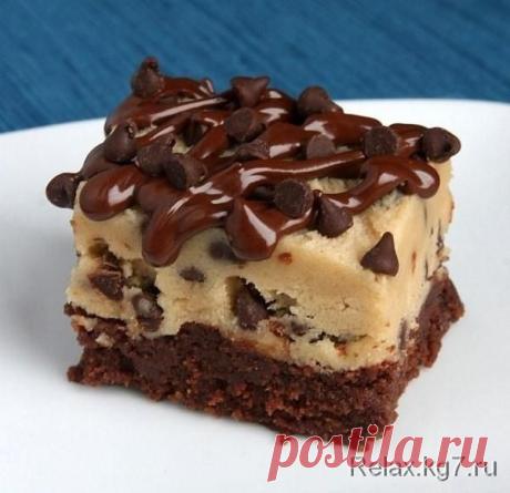 БРАУНИ С ШОКОЛАДНОЙ КРОШКОЙ