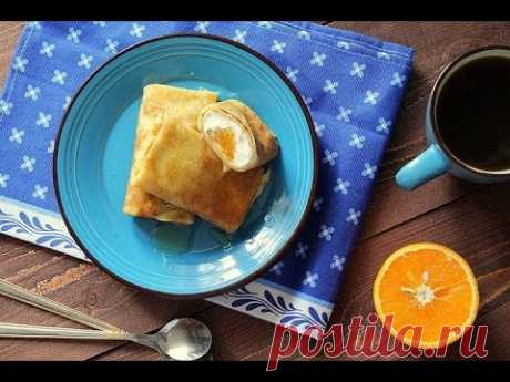 Как испечь вкусные блинчики - рецепт сладкого десерта к кофе - YouTube