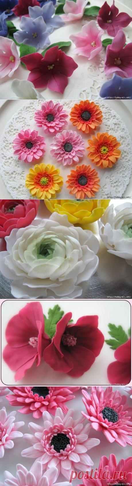Лепка. Шикарные цветы из сахарной мастики для украшения тортов. Фото мастер- классы- много - Кулинария - Форум Дети Mail.Ru