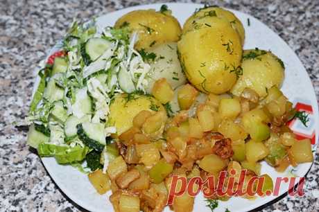 Жареные кабачки кусочками по-быстрому | ГОТОВИМ ВКУСНО И ПО-ДОМАШНЕМУ