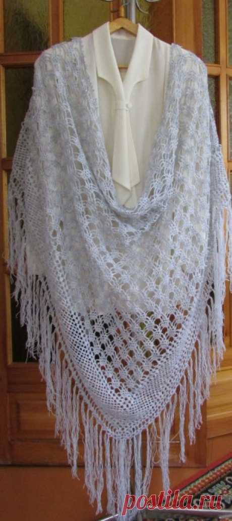 Просили схему шали.