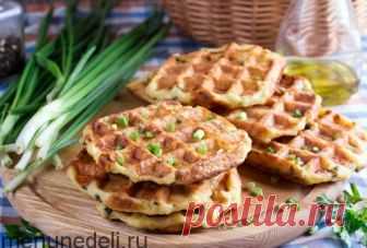Рецепт картофельных вафель / Меню недели