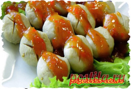 Шарики из свинины с кисло-сладким соусом — Кулинарные рецепты с фото и видео