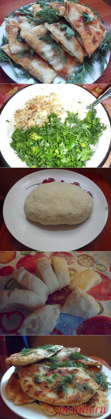 Пирожки с картошкой и зеленью из тонкого теста | Любимые рецепты