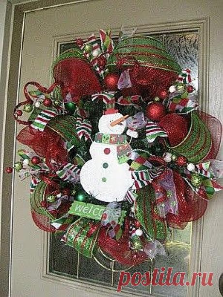 венок без использования веток