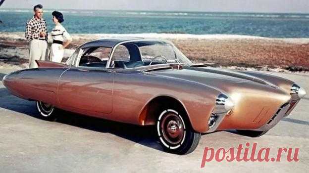 Oldsmobile Golden Rocket 1956 года: ракета с кузовом из стеклопластик . Тут забавно !!!