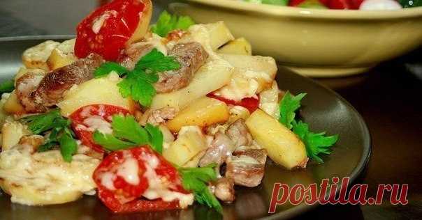 Картофель "по-французски" на сковороде