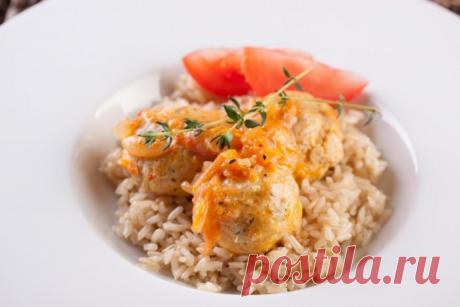 ​Куриные тефтели с капустой