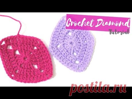 CROCHET: How to crochet a diamond | Bella Coco
