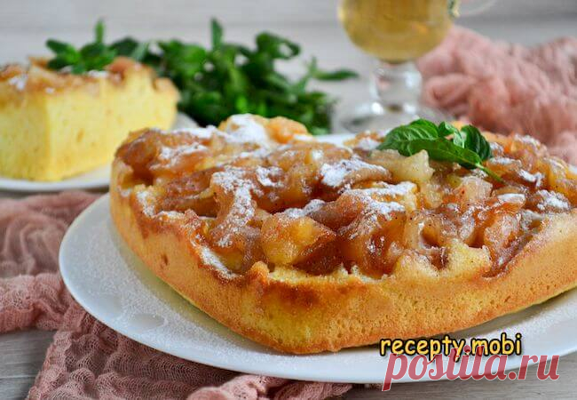 Шарлотка с карамелизированными яблоками

✅ Ингредиенты
▫ яблоки кисло-сладкие - 3-4 шт;
▫ яйца - 5 шт;
▫ сахар - 7 ст. ложек;
▫ мука пшеничная - 5 ст. ложек;
▫ корица - 0,5 ч. ложки;
▫ разрыхлитель - 1 ч.ложка;
▫ масло сливочное - 30 г.