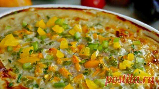 Потрясающая куриная запеканка с овощами: сытное наслаждение Приятного аппетита!