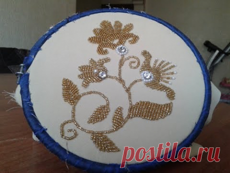 hand embroidery with beads