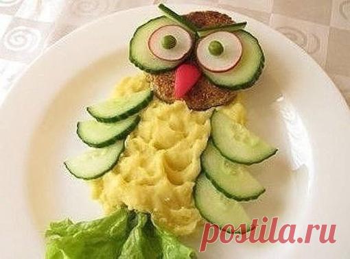 ᅠᅠᅠᅠᅠ ᅠᅠᅠᅠВеселое оформление детских блюд