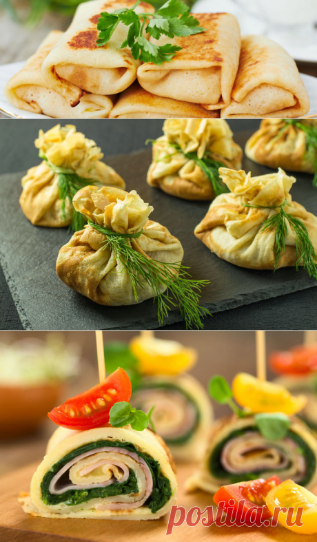 Печем блины на Масленицу, вкусные начинки для блинов